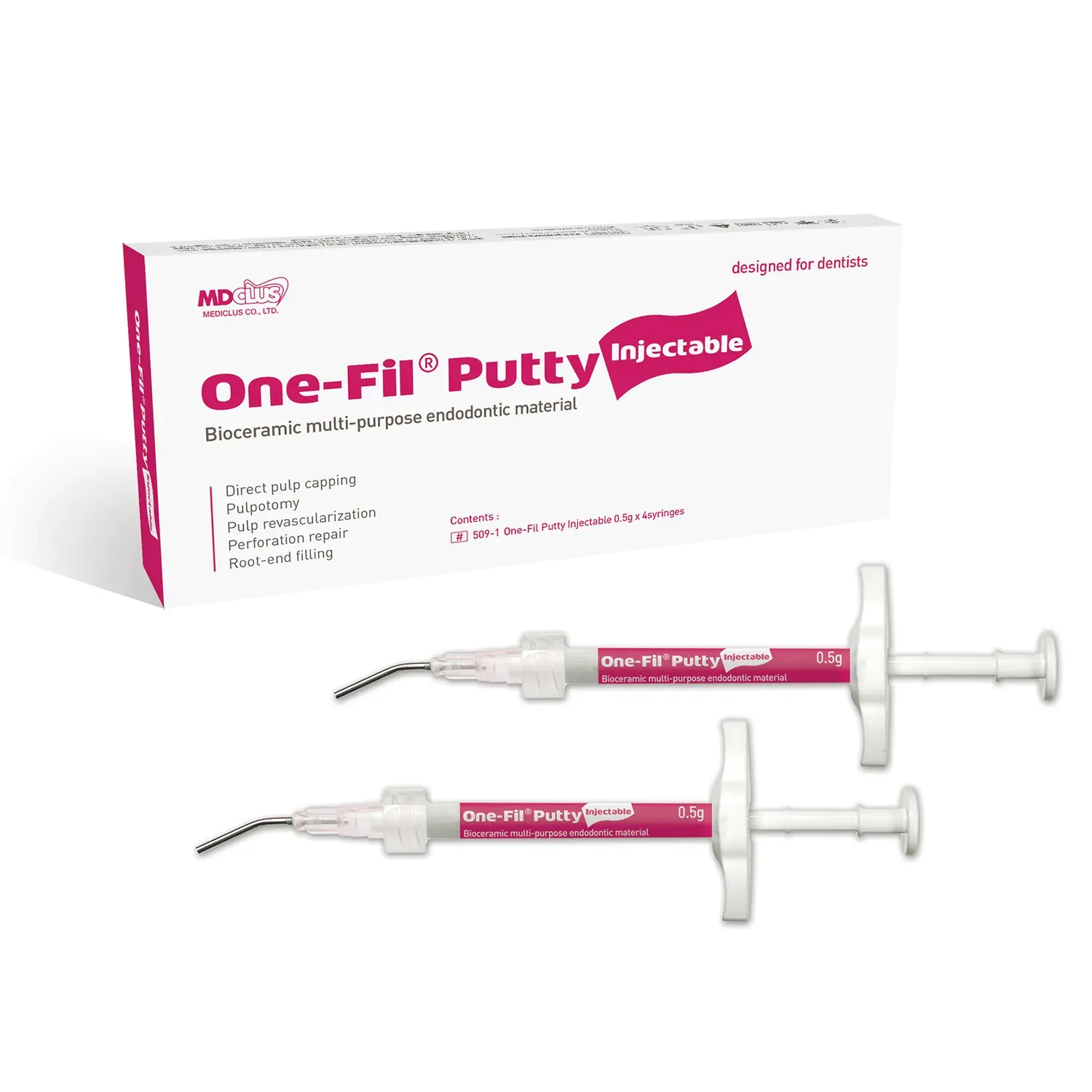 BIOCERAMIC PUTTY - Injectable | ONE FIL | 2gm ( for PEDO SPECIALISTS ) - MD CLUS
