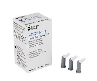 BULK FILL FLOWABLE COMPOSITES -  SDR Plus - UNITIPS ( UNIVERSAL ) - ( 0.25gm x 50 Tips ) - DENTSPLY