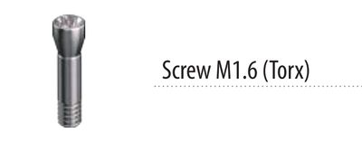RC/NC BRIDGE ABUTMENTS SCREW - M1.6 SIS
