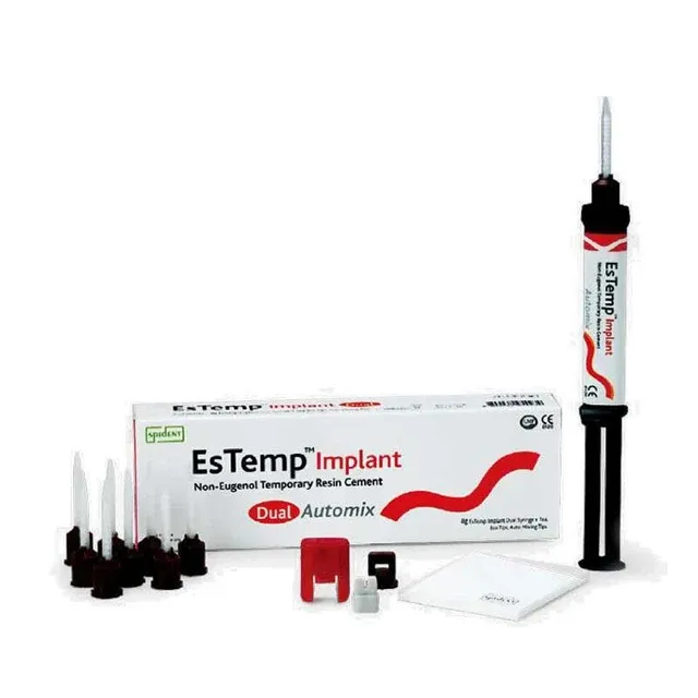 TEMPORARY RESIN CEMENT EsTEMP IMPLANT ( 8gm Syringe ) - SPIDENT