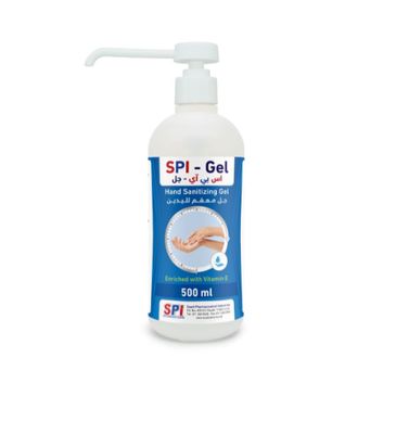 HAND SANITIZING GEL 500ml Bottle SPI