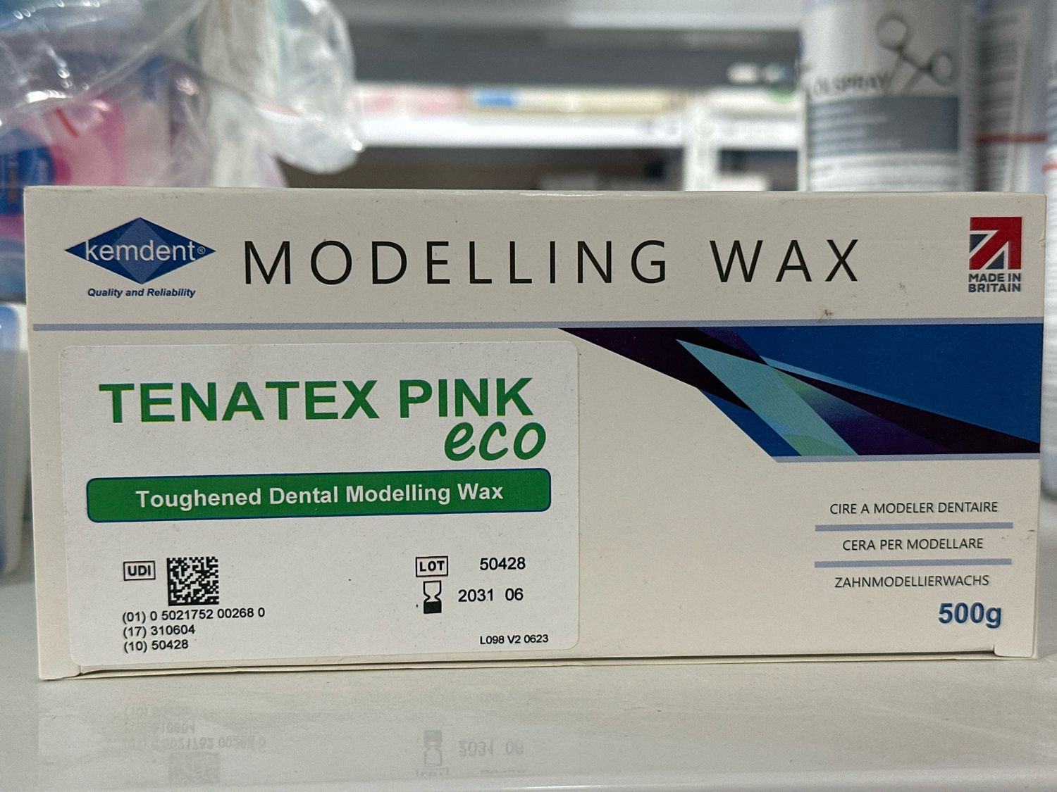 MODELLING WAX | HARD - PINK | 500g - KEMDENT