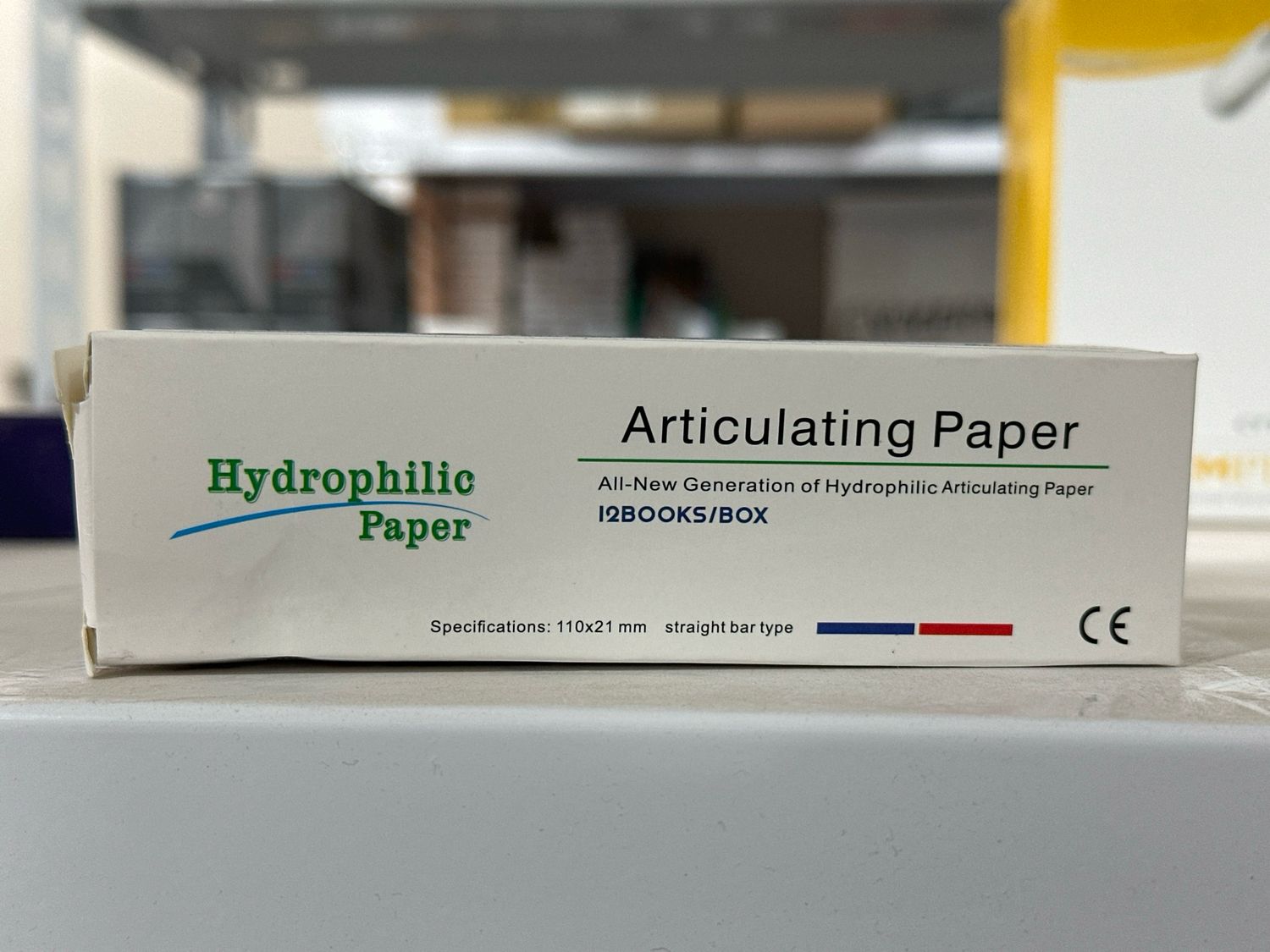 ARTICULATING PAPER | THICKNESS : 100µ | ( RED &amp; BLUE ) 144 Sheets MEDPROTECT