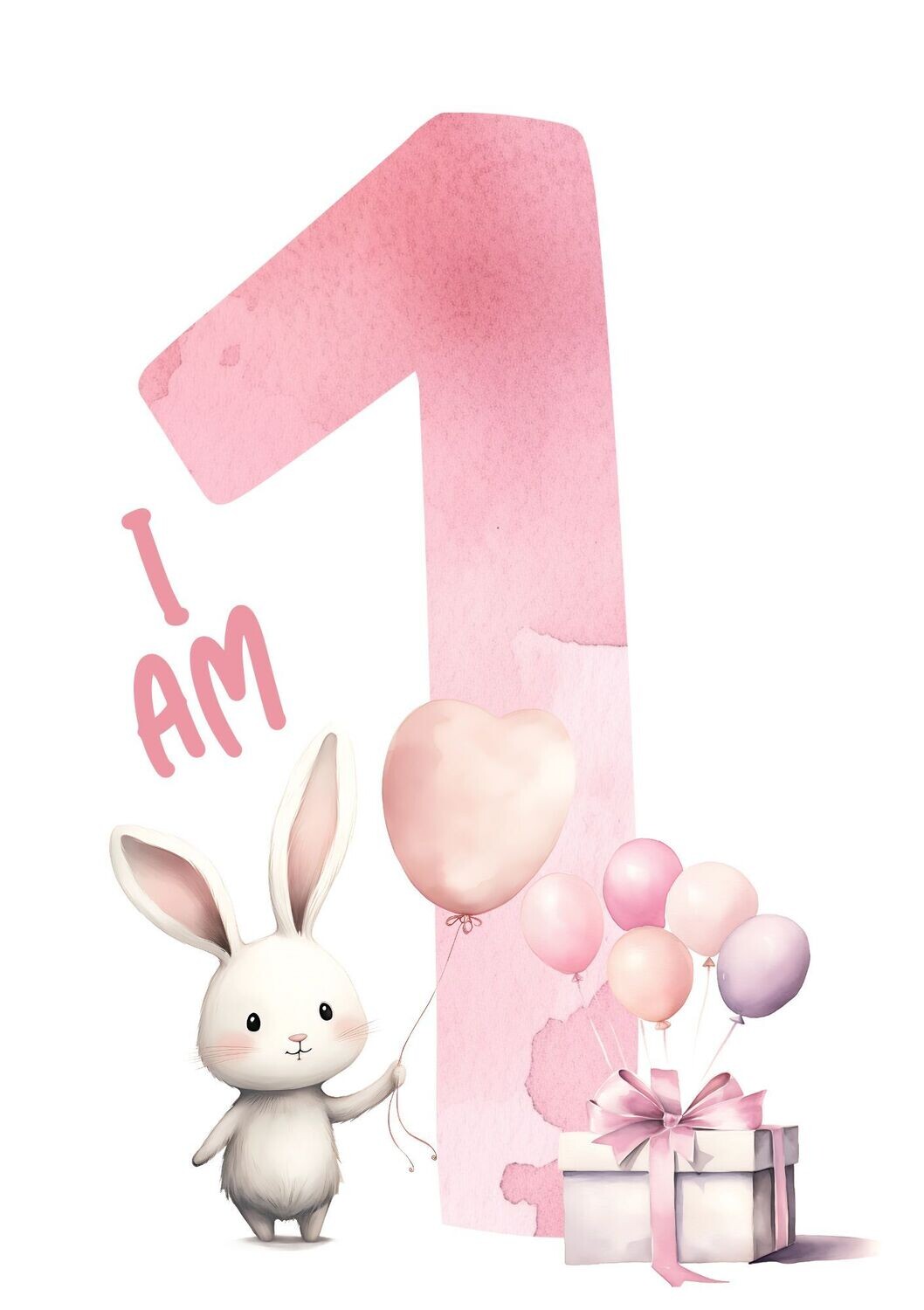 I Am 1 Bunny DTF