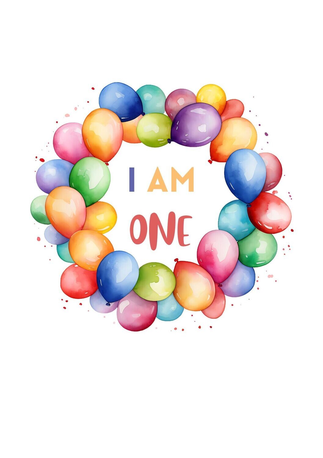 I AM 1 - 6 UV DTF DECAL