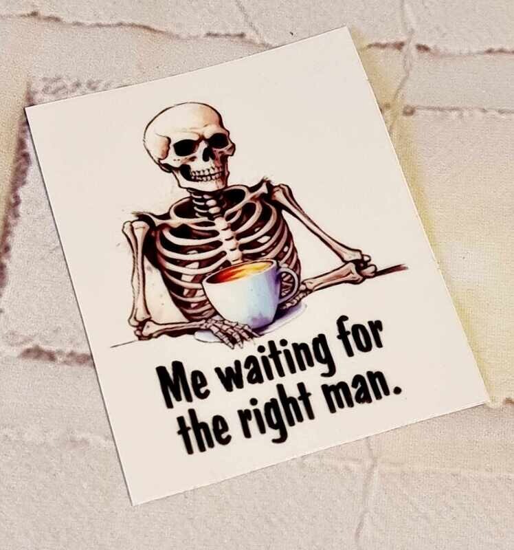 Skeleton Funny Quote UV DTF