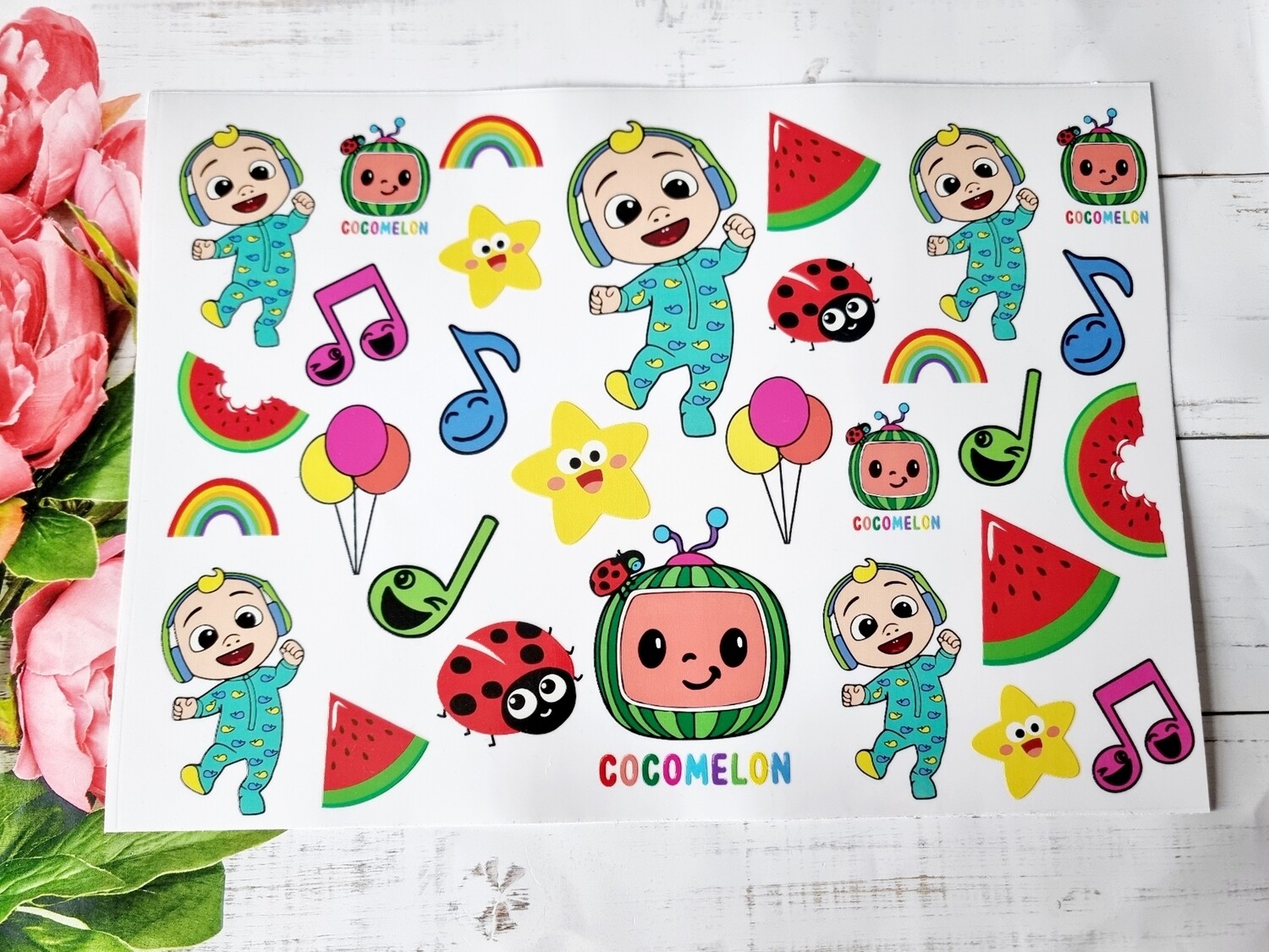Cocomelon A4 Theme Sheet