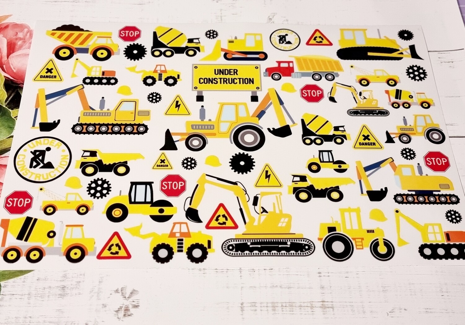 Construction A4 Theme Sheet