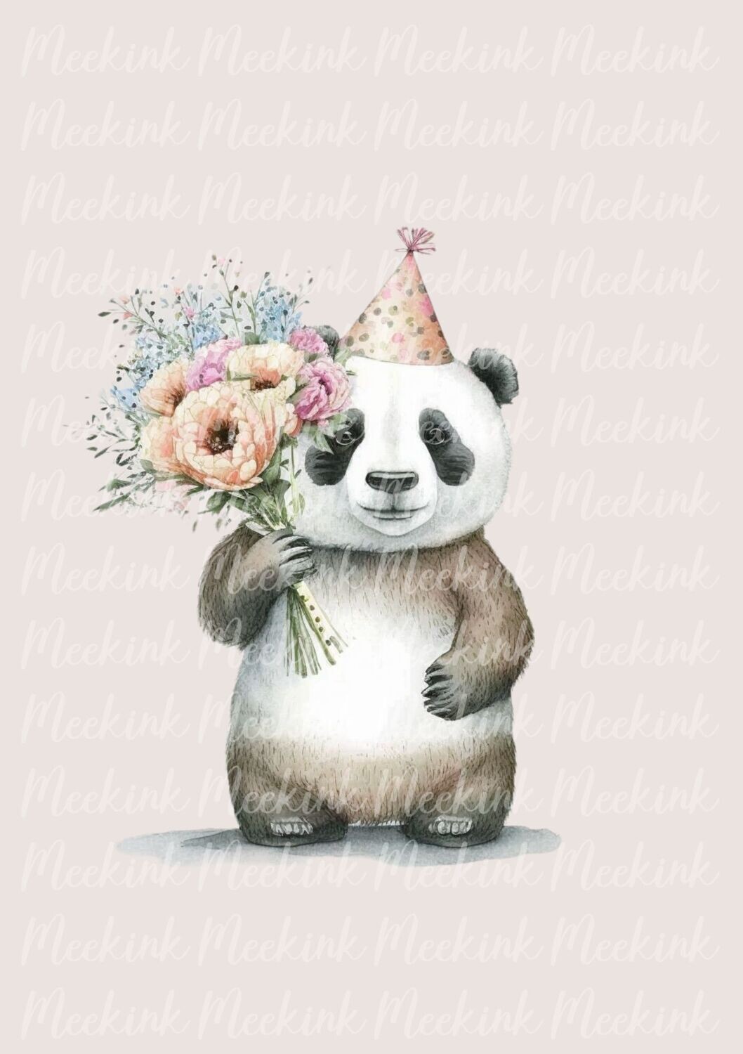 Floral Panda Design One