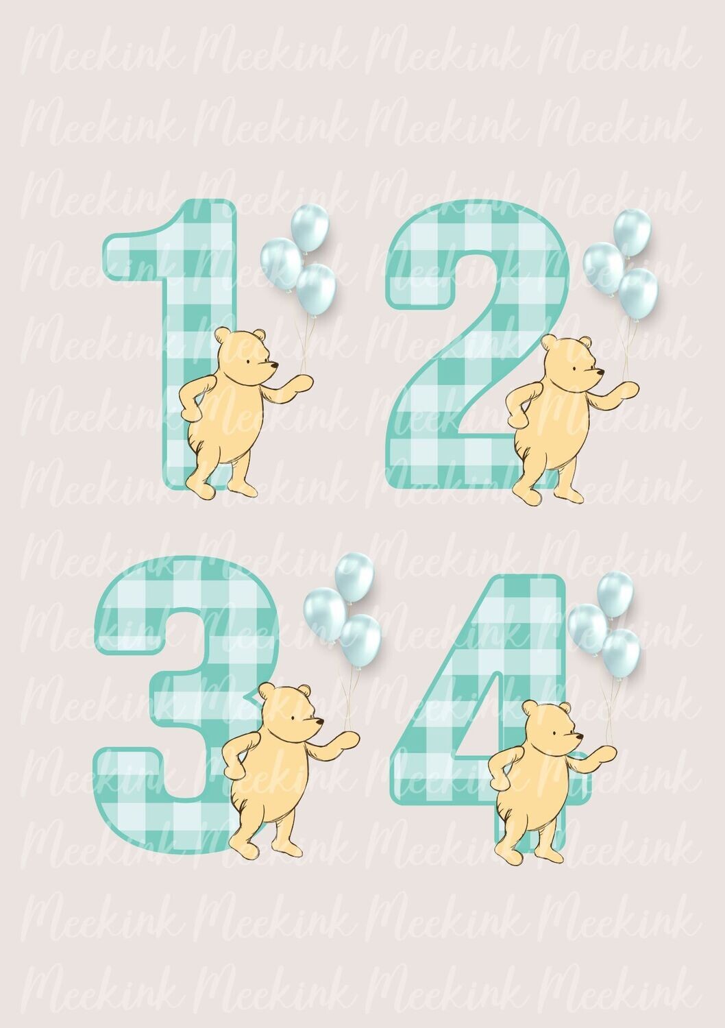 Bear Balloon Numbers