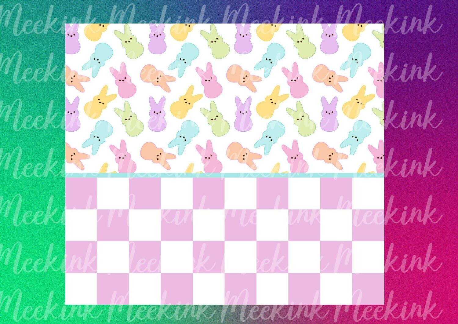 Check Peeps 20oz Tumbler Wrap Sub Sheet
