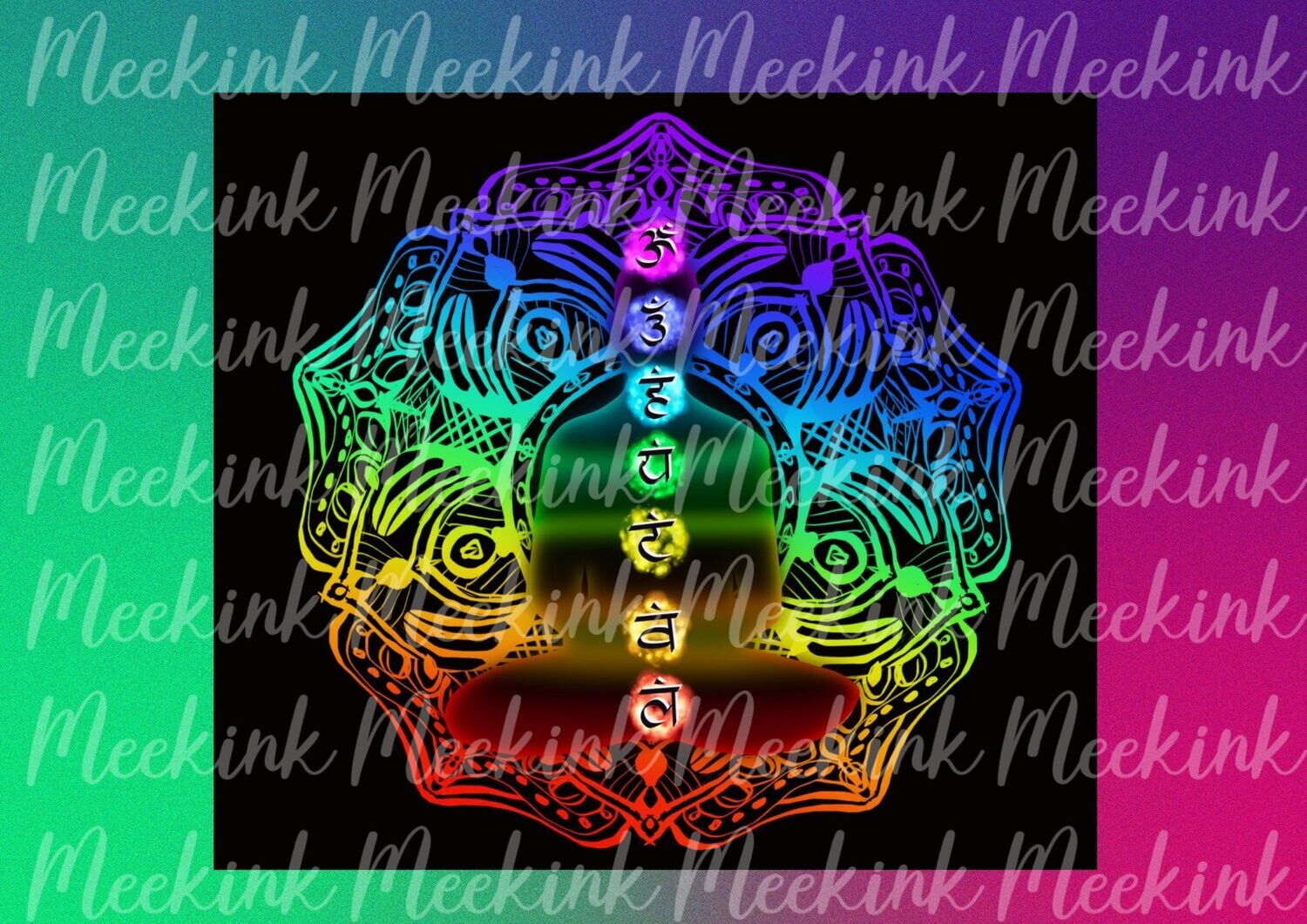 7 Chakras 2 20oz Tumbler Wrap Sub Sheet