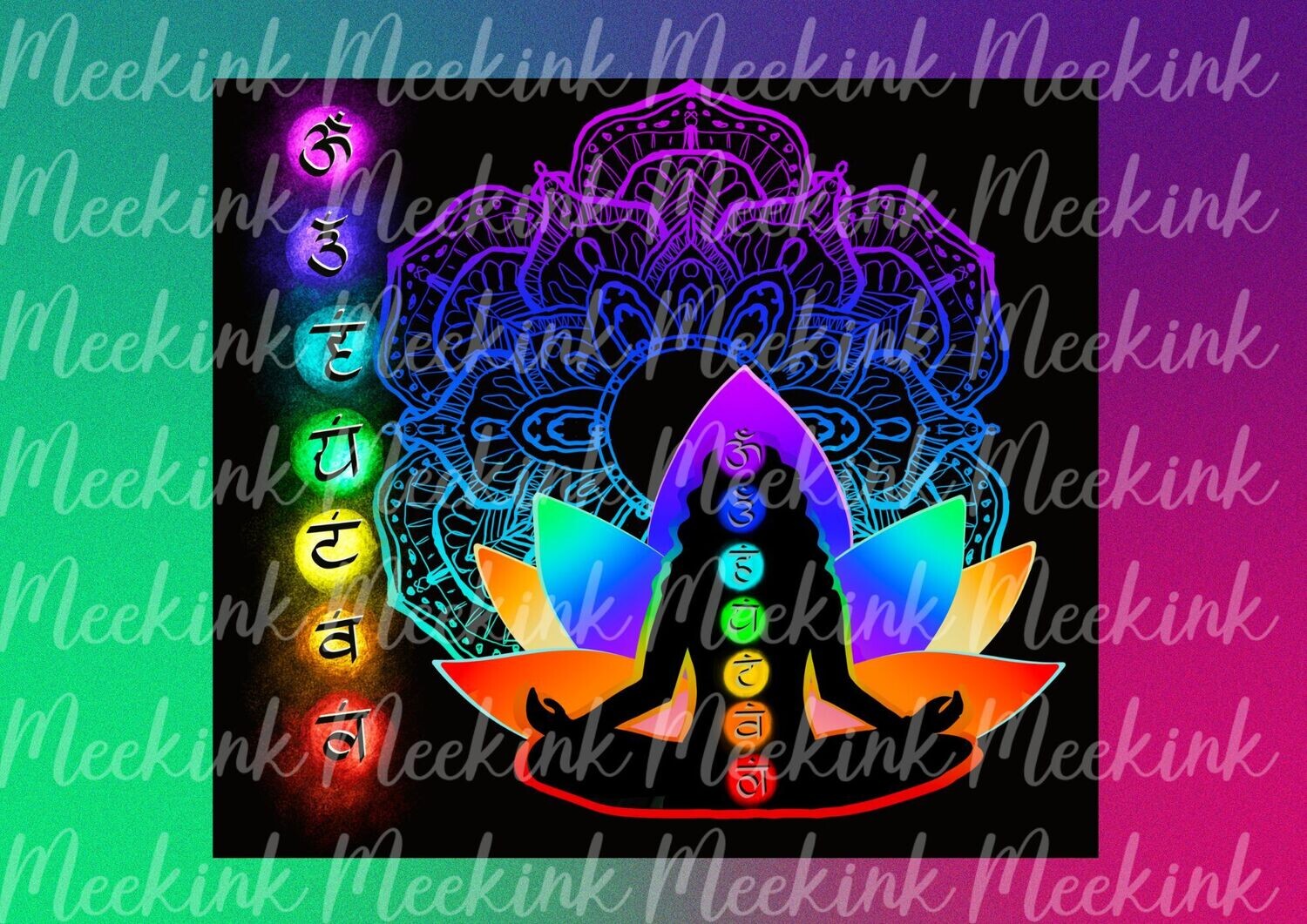7 Chakras 3 20oz Tumbler Wrap Sub Sheet