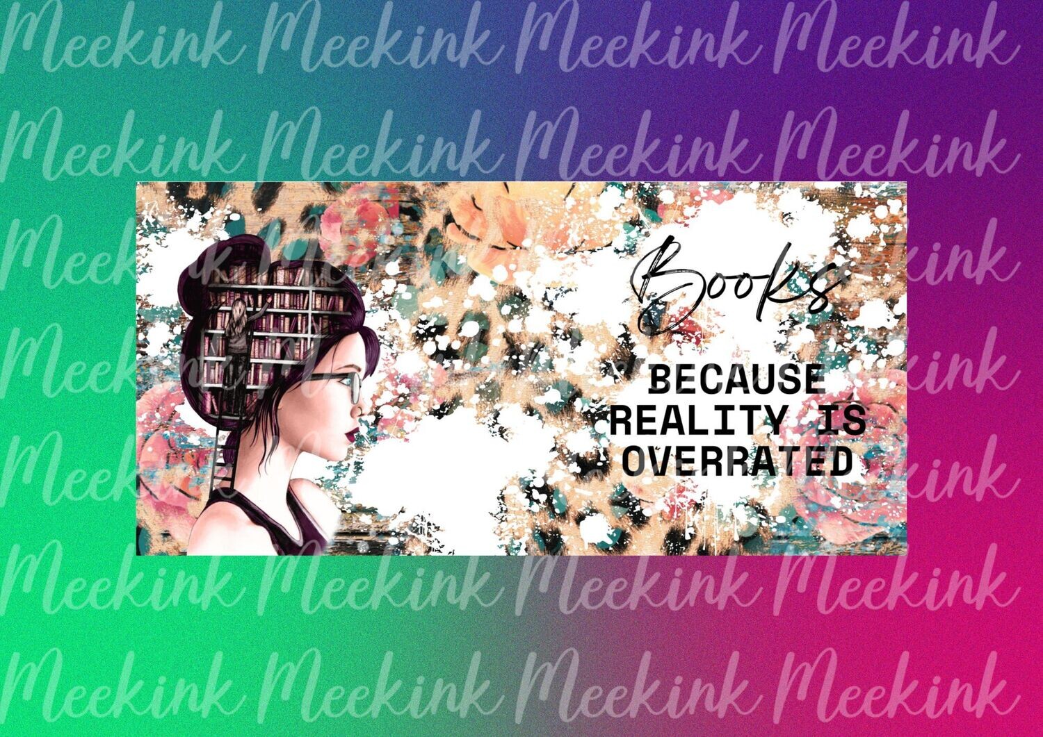 x2 Book Lover Cup Wrap Sub Sheet
