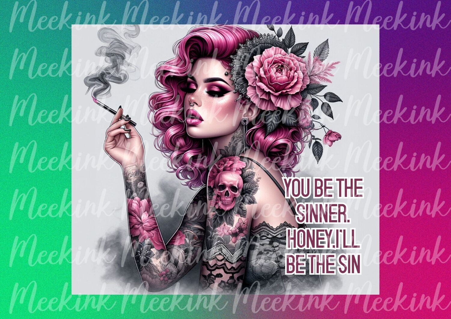 Sinner 20oz Tumbler Wrap Sub Sheet