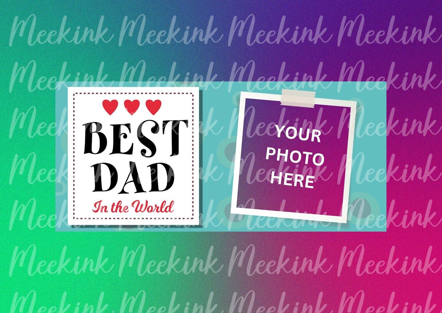 Best Dad 15oz Mug Wrap Sub Sheet