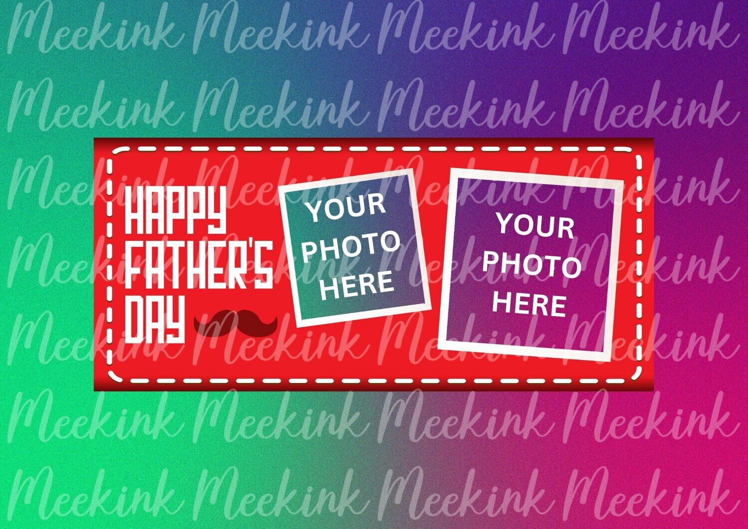 Happy Fathers Day 15oz Mug Wrap Sub Sheet