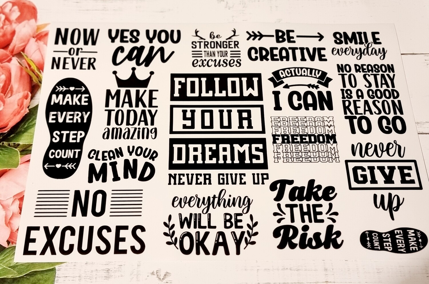 Positive A4 Theme Sheet