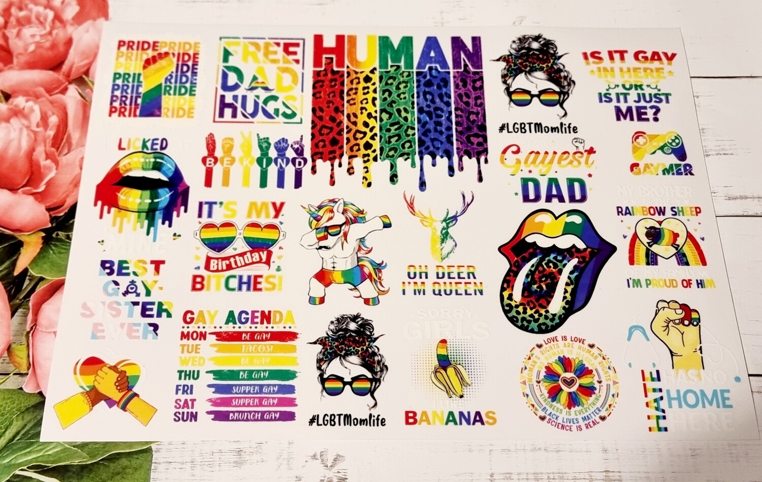 LGBT A4 Theme Sheet