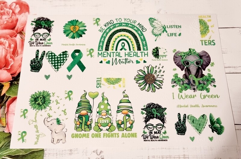 Mental Health A4 Theme Sheet