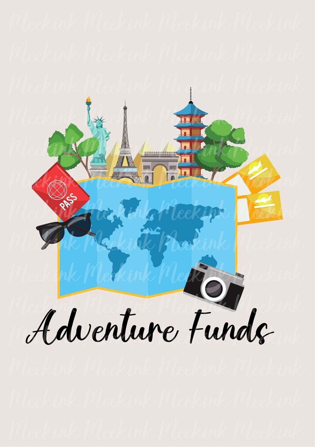 Adventure Funds Money Tin UVDTF