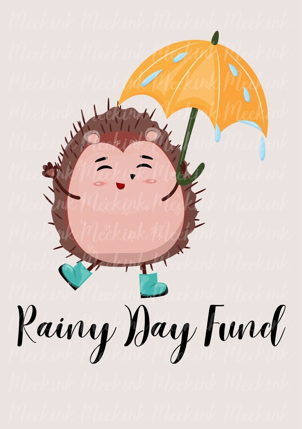 Rainy Day Money Tin UVDTF