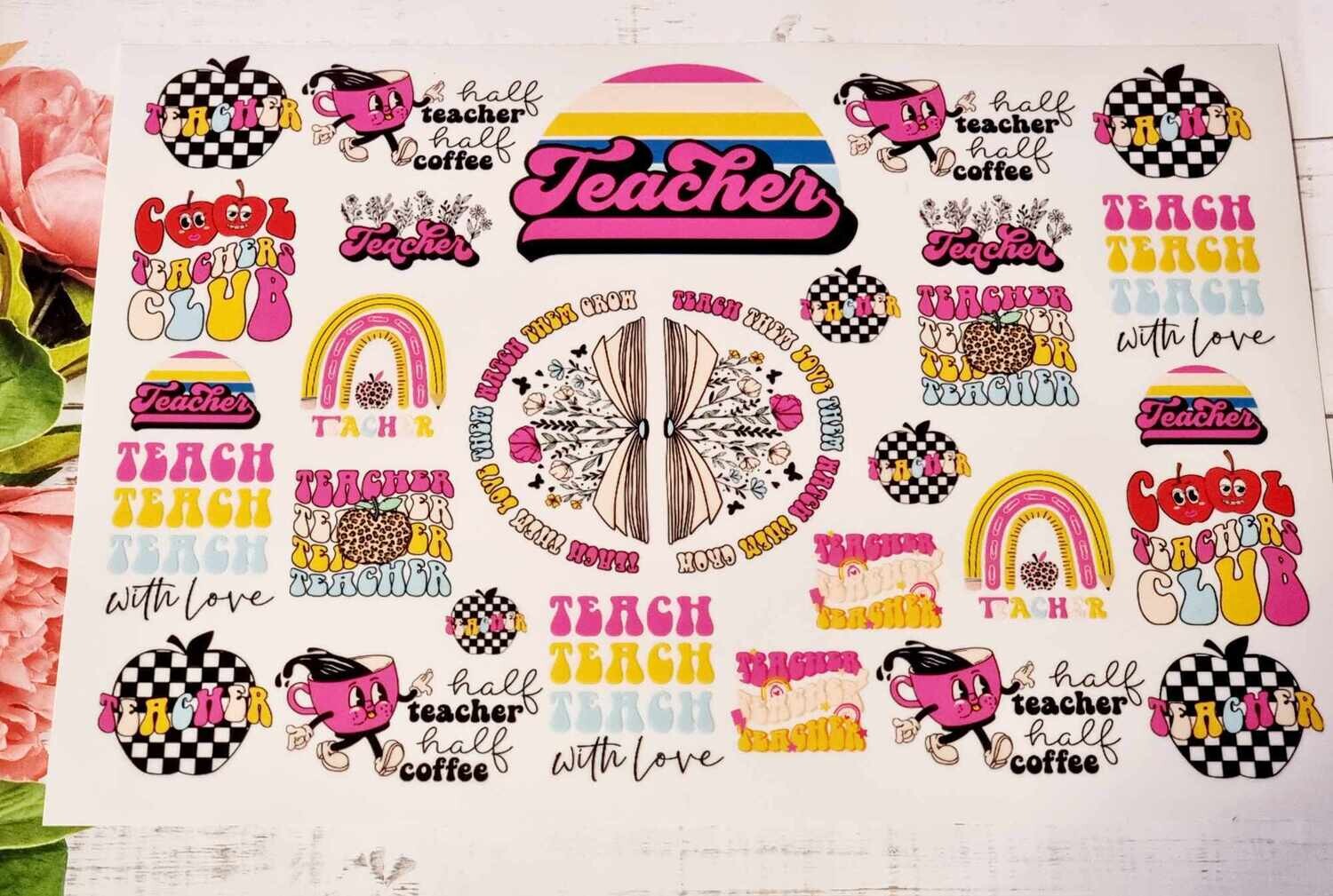 Teacher 2 A4 Theme Sheet
