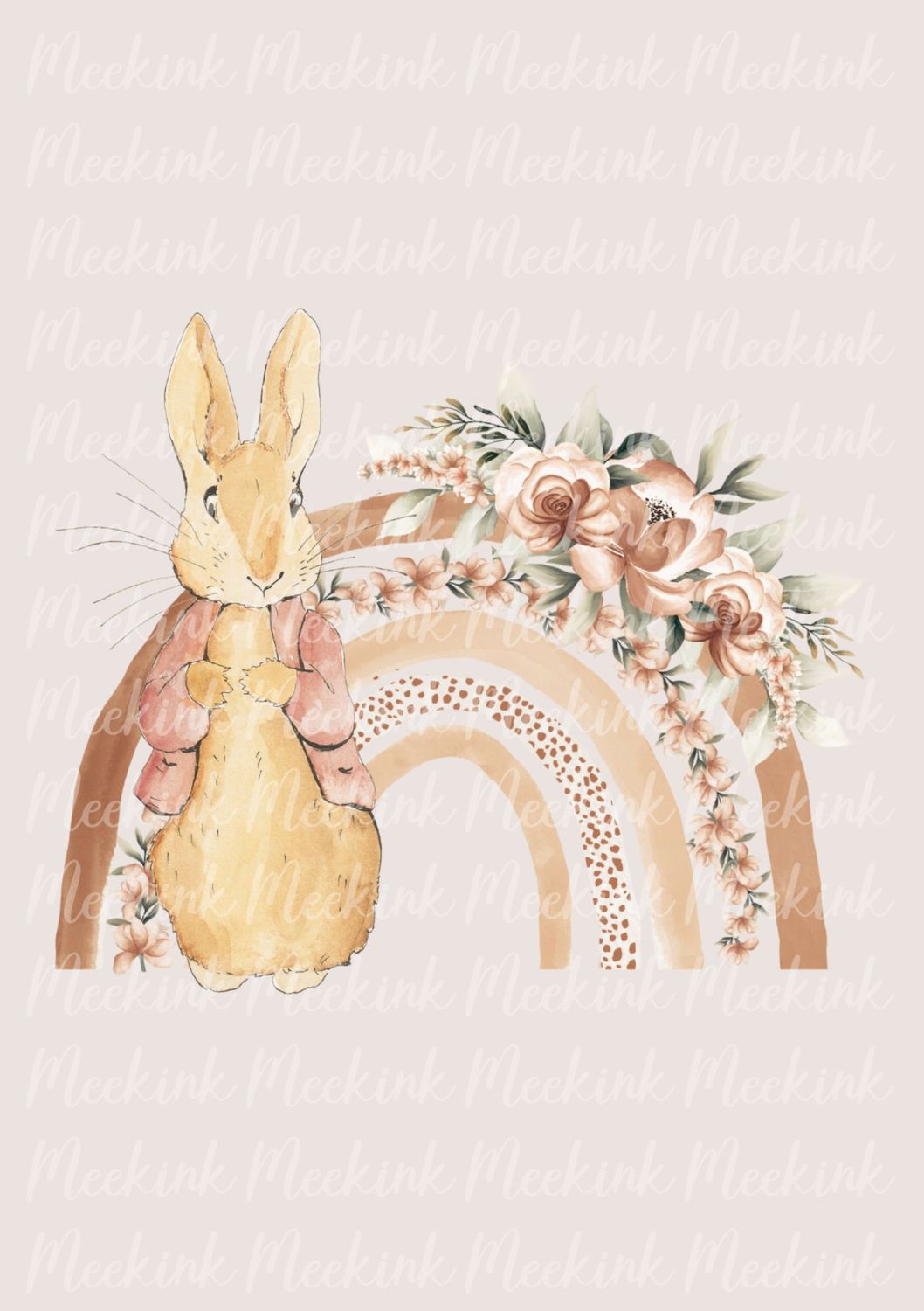 Rabbit &amp; Rainbow Neutral