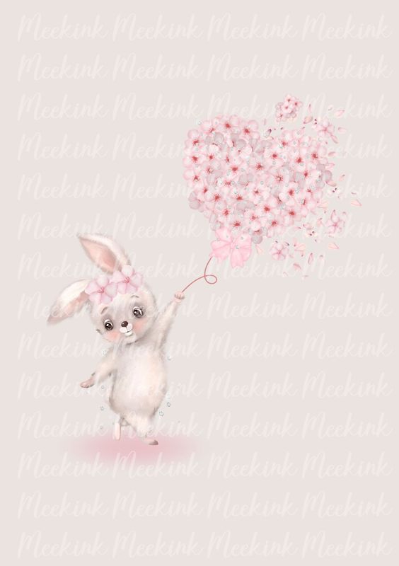 Pink Bunny Cherry Blossom