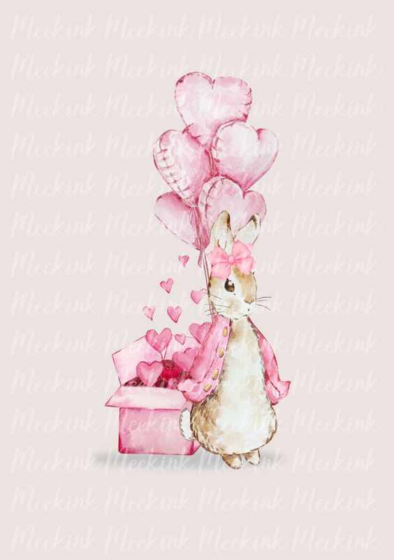 Pink Heart Balloons