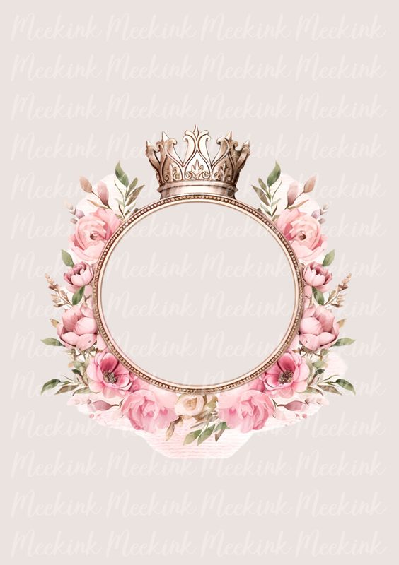 Floral Crown Frame