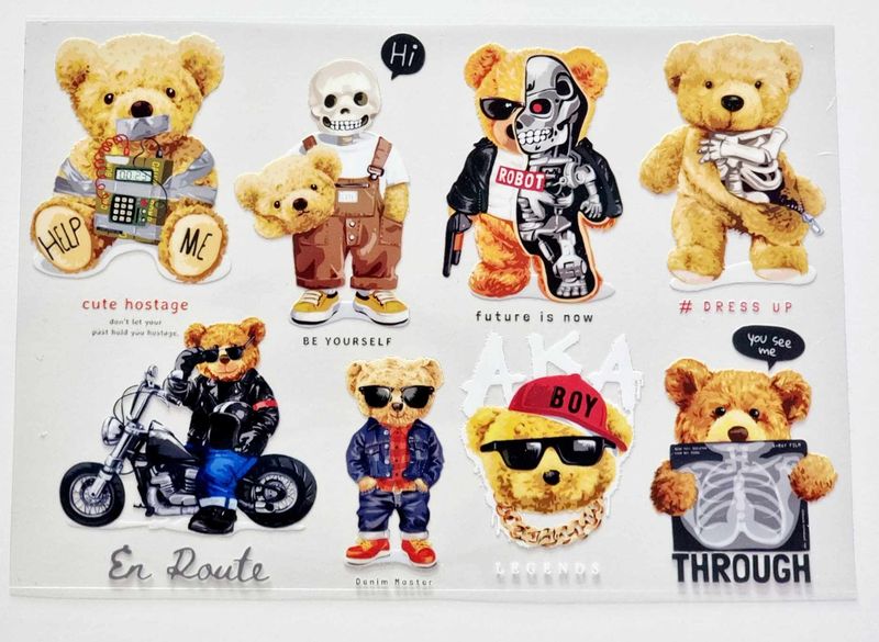 Bears Sheet 10 A4 Theme Sheet