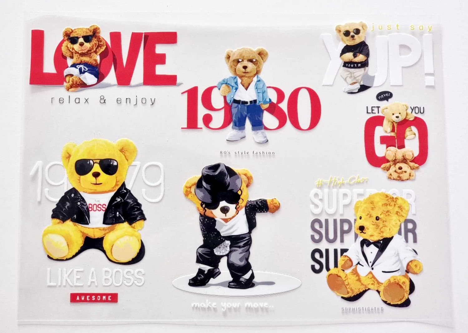 Bears Sheet 3 A4 Theme Sheet
