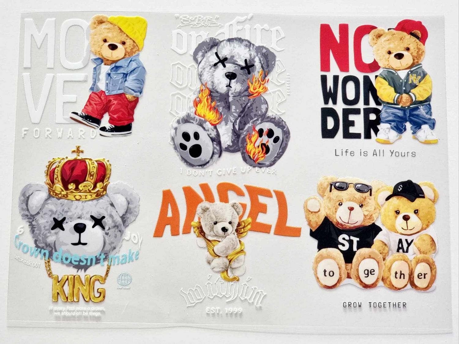 Bears Sheet 11 A4 Theme Sheet
