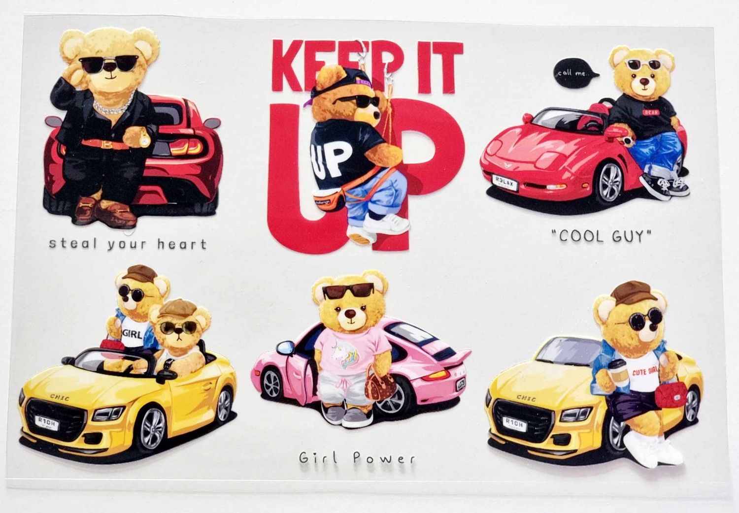 Bears Sheet 15 A4 Theme Sheet