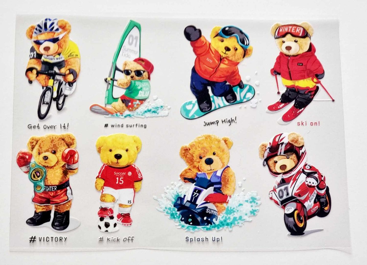 Bears Sheet 21 A4 Theme Sheet