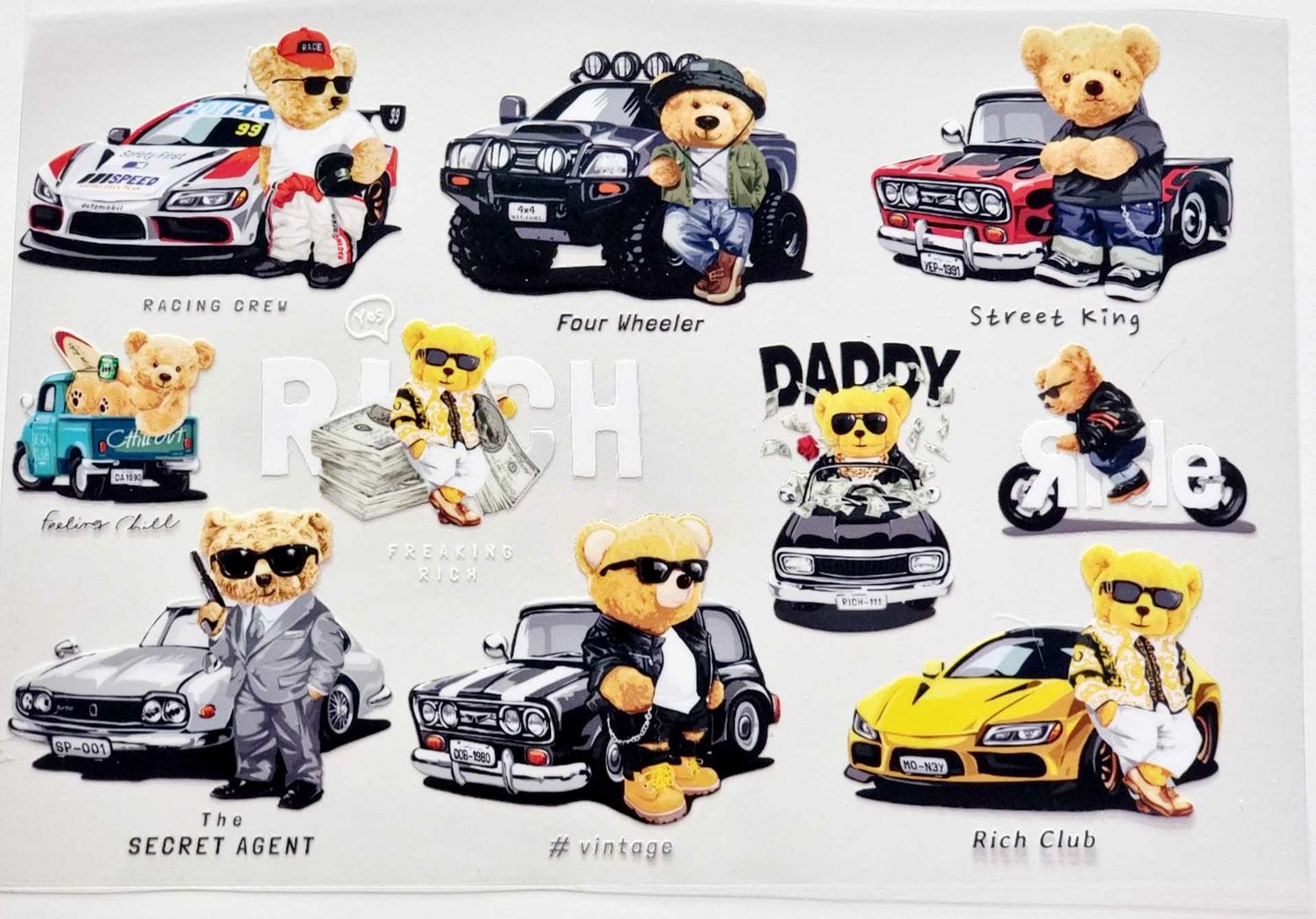 Bears Sheet 13 A4 Theme Sheet