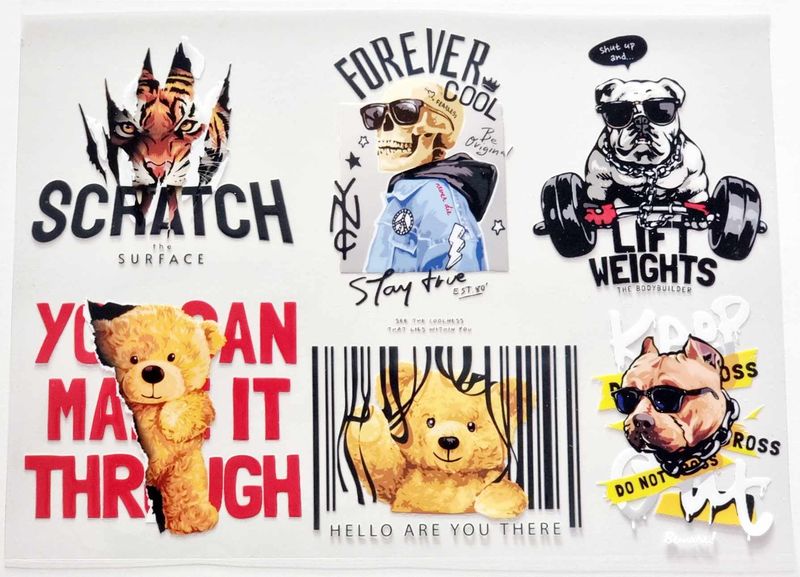 Bears Sheet 17 A4 Theme Sheet