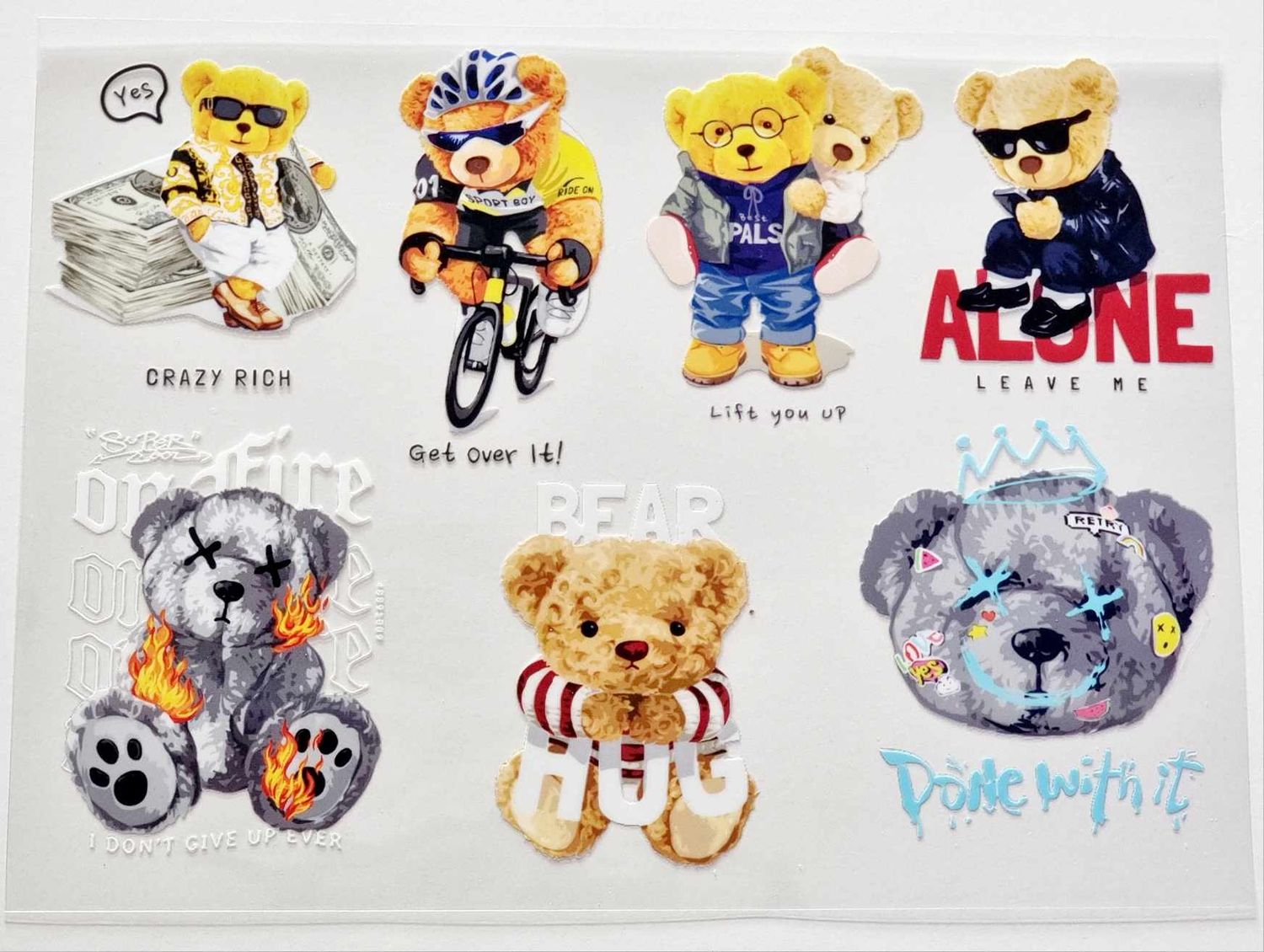 Bears Sheet 19 A4 Theme Sheet