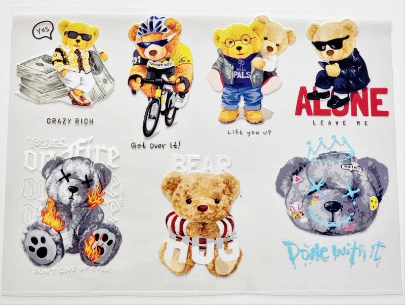 Bears Sheet 19 A4 Theme Sheet