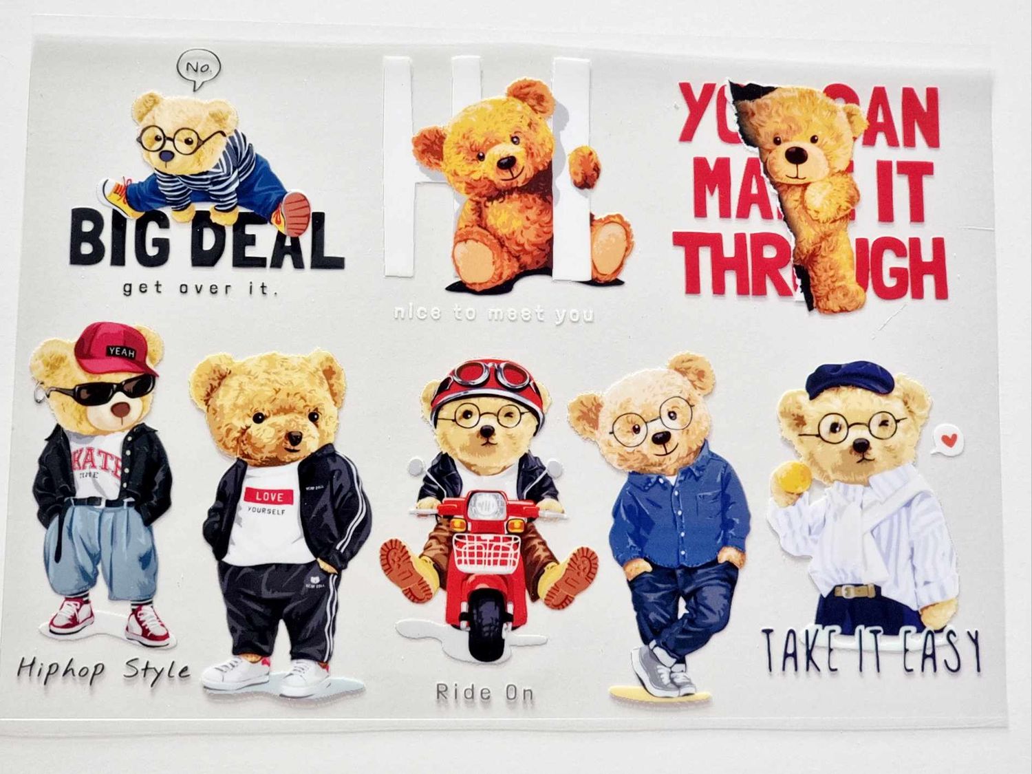 Bears Sheet 14 A4 Theme Sheet