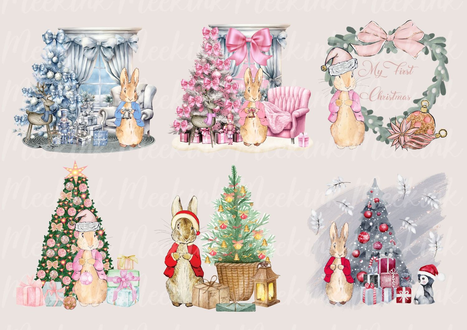 Christmas Collection 1 A4 Theme Sheet