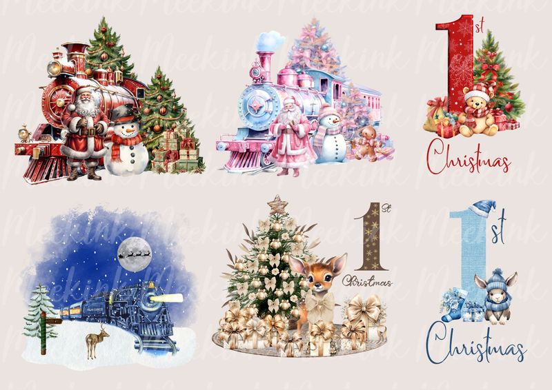 Christmas Collection 2 A4 Theme Sheet