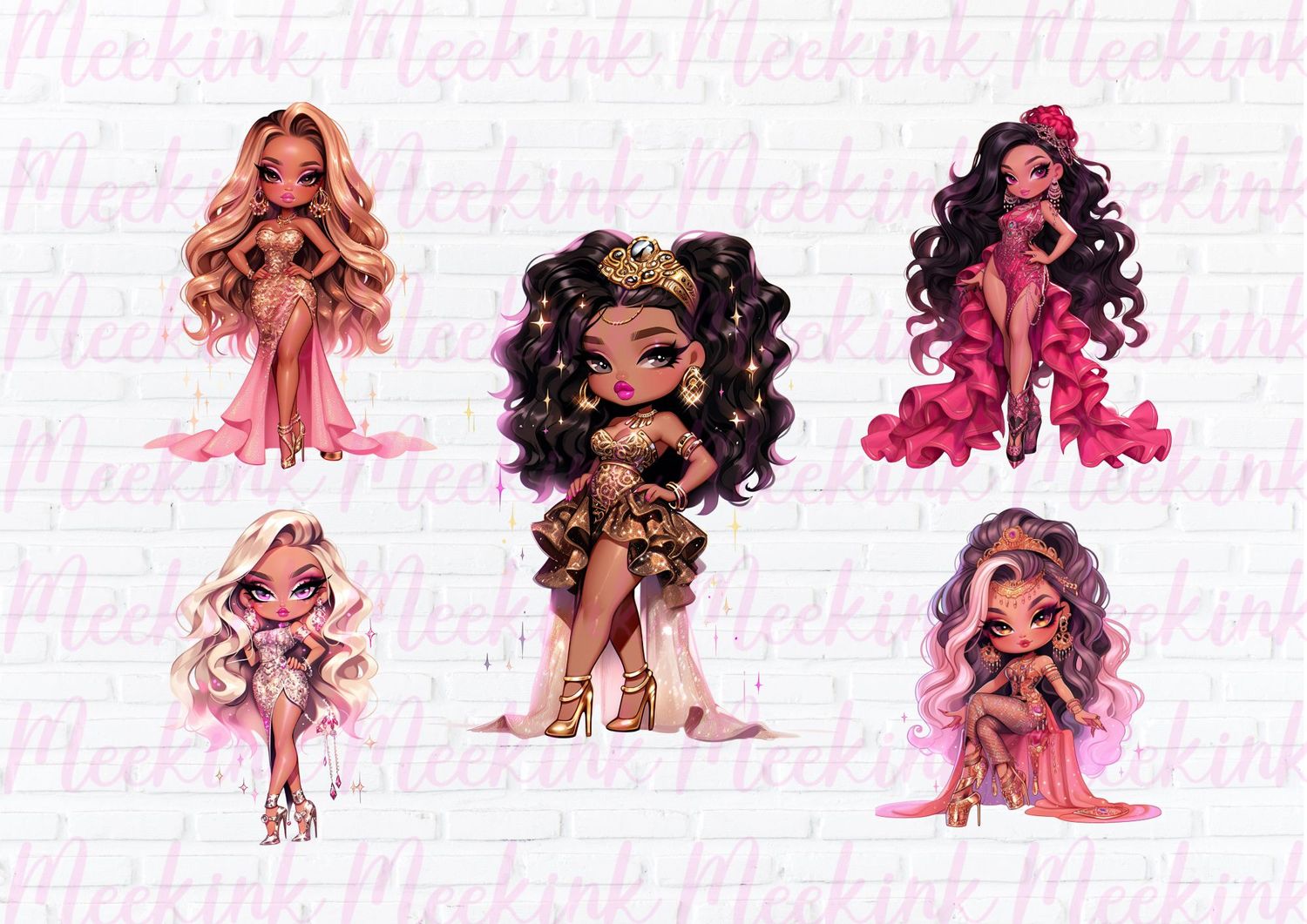 Doll&#39;s Design 4 A4 Theme Sheet