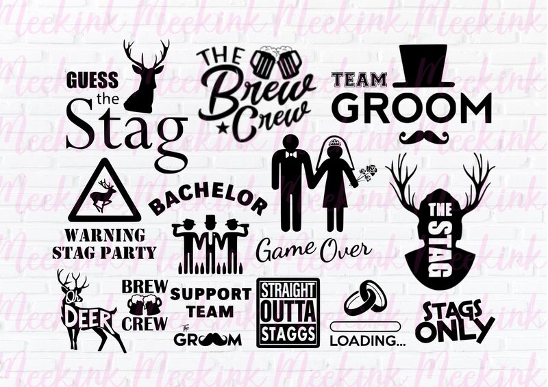 Stag Night Design 1 A4 Theme Sheet