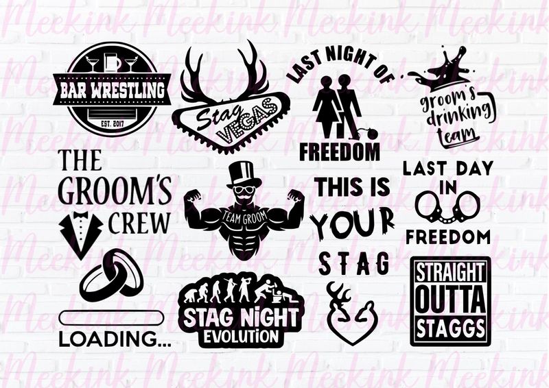 Stag Night Design 3 A4 Theme Sheet