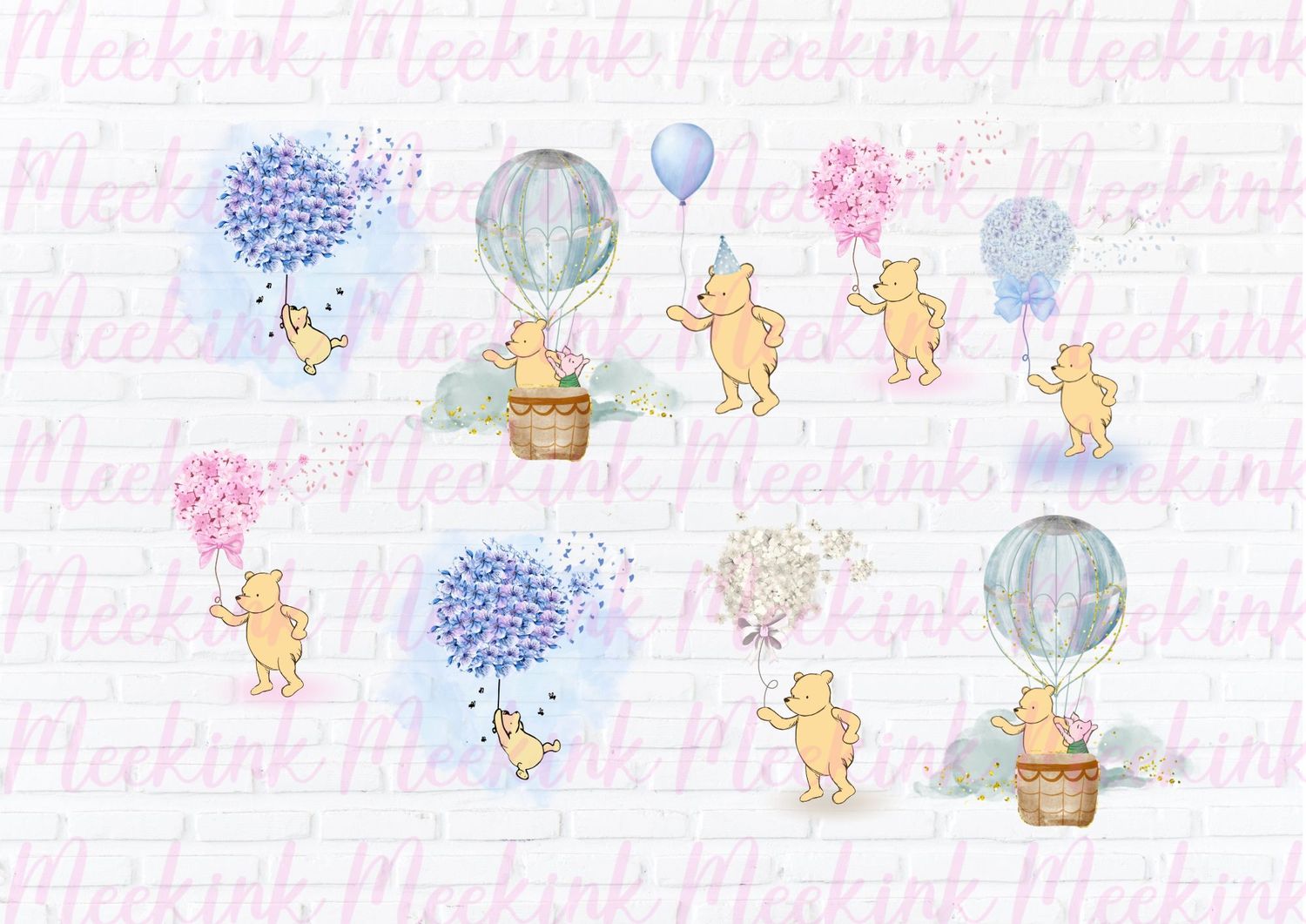 Bear 2 Selection A4 Theme Sheet