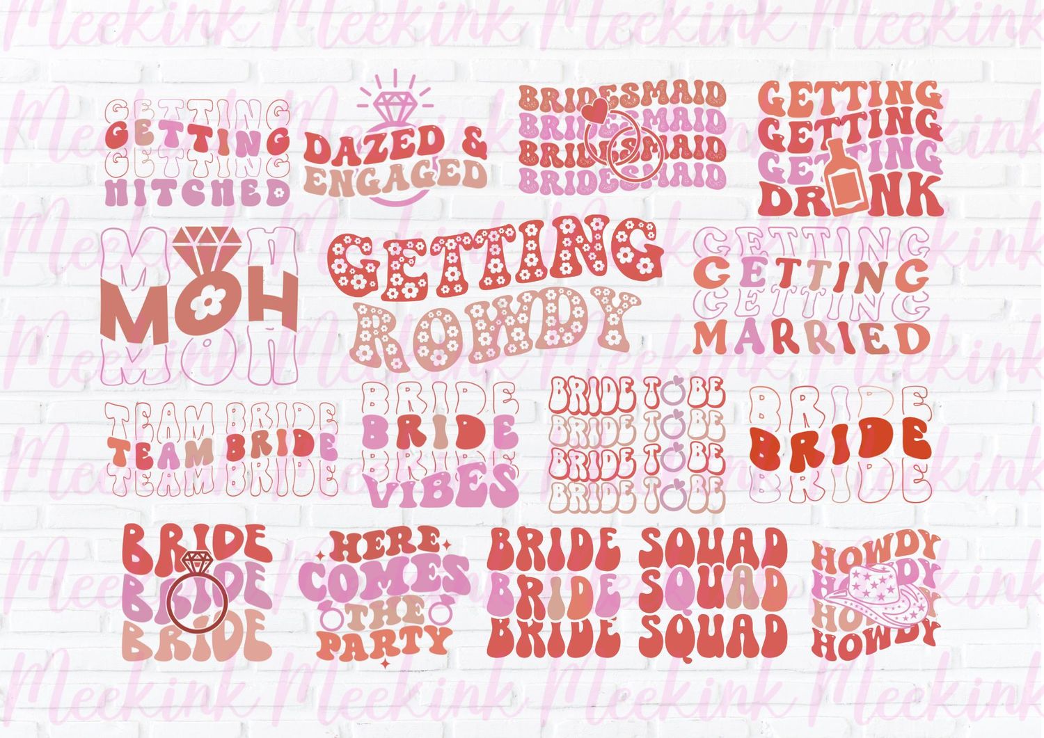 Hen Night Design 4 A4 Theme Sheet