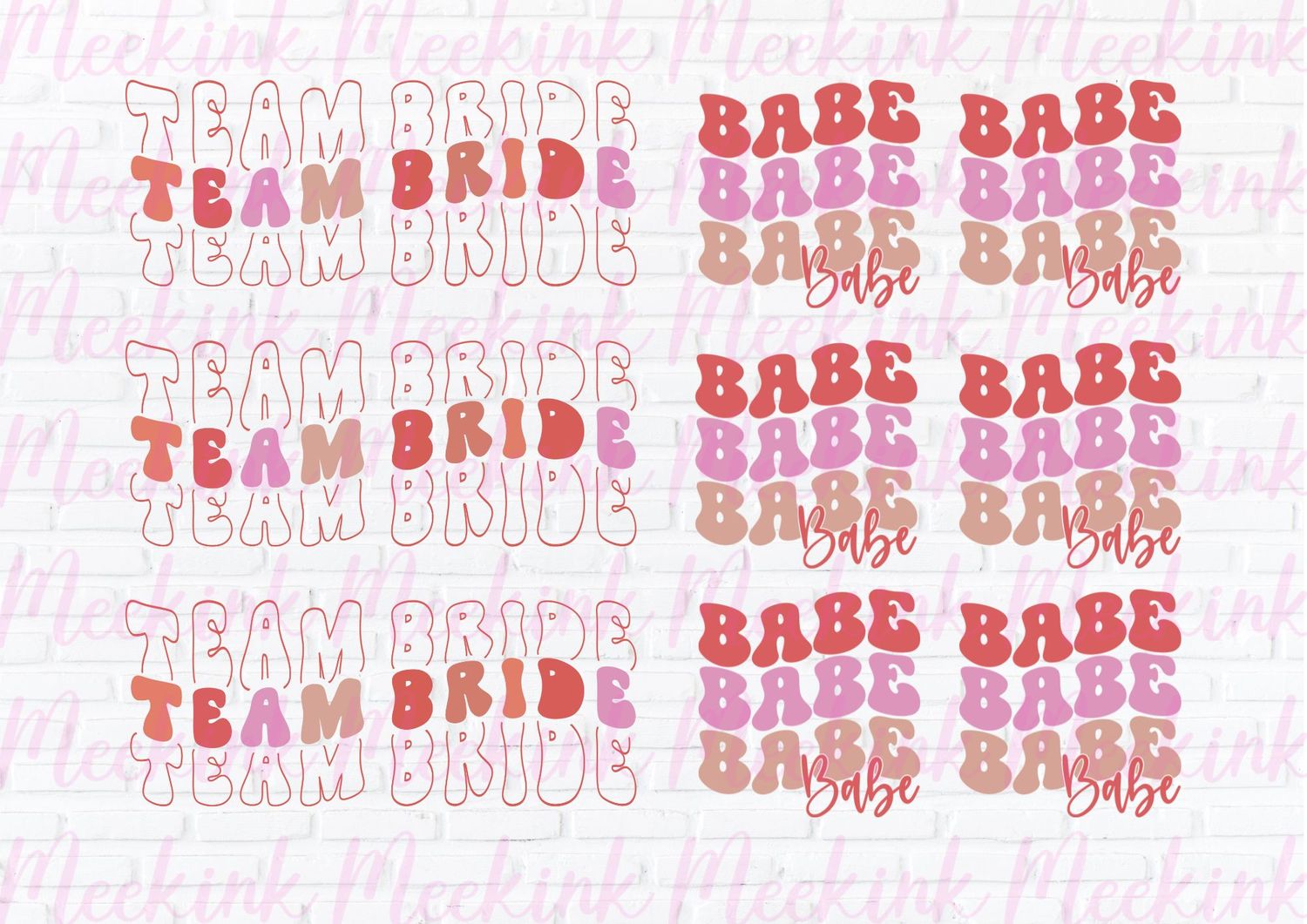 Hen Night Design 7 A4 Theme Sheet