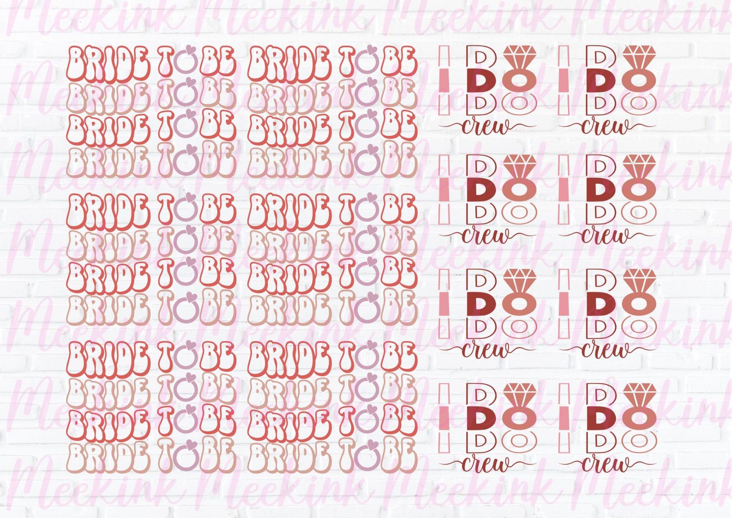 Hen Night Design 6 A4 Theme Sheet